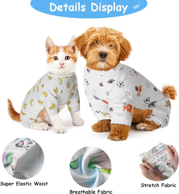 "Cozy and Adorable Puppy Pajamas Set - Perfect for Small to Medium Dogs!"