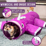 "Enchanting Mewniverse Multi-Pet Tunnel: the Ultimate Boredom Buster for Dogs, Cats, and Small Animals!"