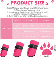 "Cozy and Stylish Winter Dog Shoes - Keep Your Pup'S Paws Warm and Protected with Anti-Slip Boots and Reflective Straps!"