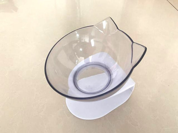 "Stylish Non-Slip Double Pet Bowl with Stand - Perfect for Cats and Dogs - Keep Your Pets Fed and Hydrated!"