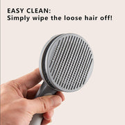 "Ultimate Self-Cleaning Pet Grooming Brush - Say Goodbye to Shedding Fur! Perfect for Dogs and Cats - Your Furry Friends Will Adore It! (Green)"