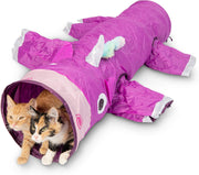 "Enchanting Mewniverse Multi-Pet Tunnel: the Ultimate Boredom Buster for Dogs, Cats, and Small Animals!"