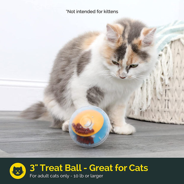 "Keep Your Pets Entertained with Our Interactive IQ Treat Ball - Perfect for Dogs and Cats - Adjustable Difficulty for Endless Fun!"